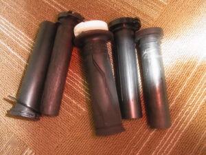 バイクのアクセルグリップ